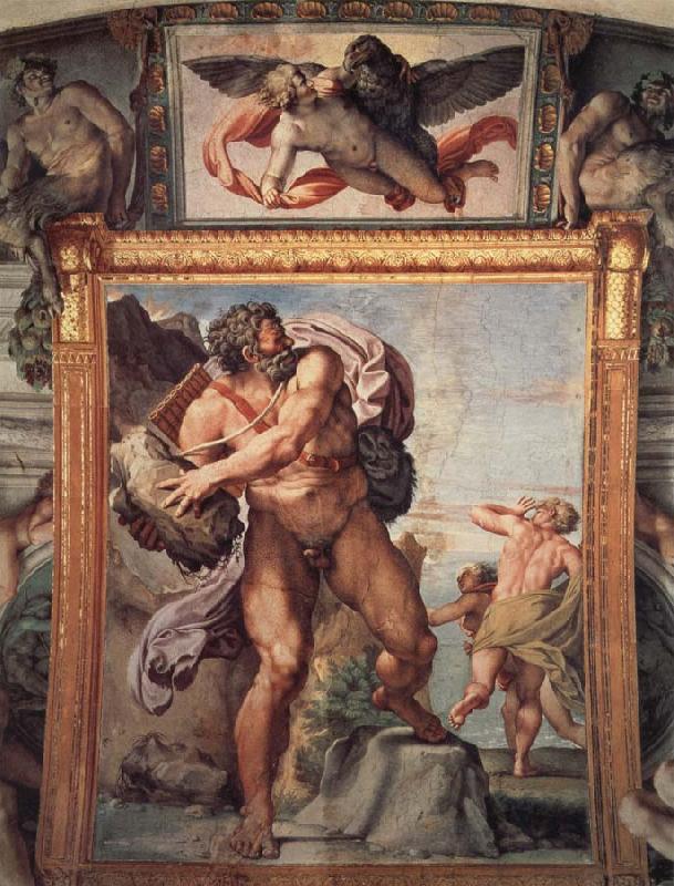 Annibale Carracci Deckengemalde aus der Galleria Farnese oil painting image